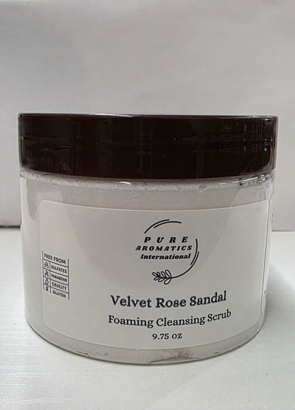 Velvet Rose Sandal Foaming Cleansing Scrub